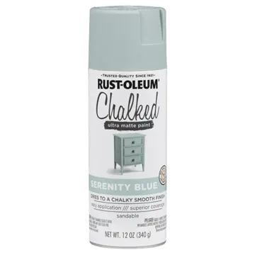 Rust-Oleum Chalked Spray Paint (Ultra Matte - Serenity Blue) 12 oz