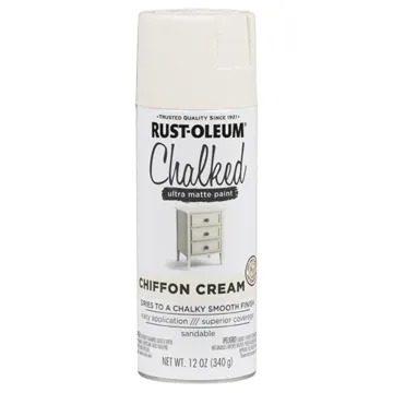 Rust-Oleum Chalked Spray Paint (Ultra Matte - Chiffon Cream) 12 oz