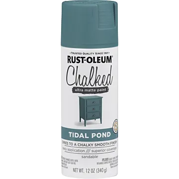 Rust-Oleum Chalked Spray Paint (Ultra Matte - Tidal Pond) 12 oz