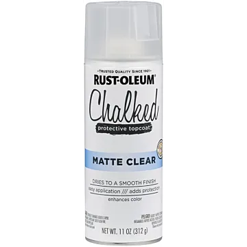 Rust-Oleum Chalked Spray Paint (Ultra Matte - Clear) 11 oz