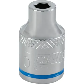 Channellock 3/8 In. Drive 5 mm 6-Point Shallow Metric Socket