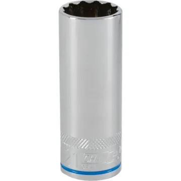 Channellock 1/2 In. Drive 21 mm 12-Point Deep Metric Socket