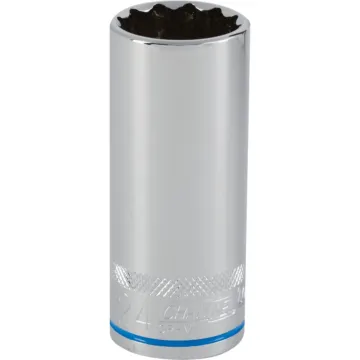 Channellock 1/2 In. Drive 24 mm 12-Point Deep Metric Socket