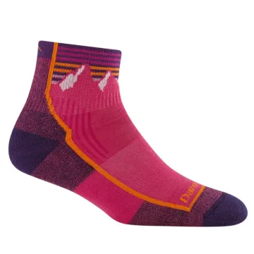 Kids Quest Quarter Lightweight Hiking Socks (Mountain Berry)