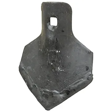 WIESE Danish 4 in Carbon Steel Duck Foot, Elliptical Head Sweep