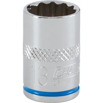 Channellock 3/8 In. Drive 13 mm 12-Point Shallow Metric Socket