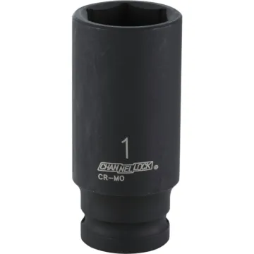 Channellock 1/2 In. Drive 1 In. 6-Point Deep Standard Impact Socket
