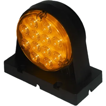 Peterson Double-Sided Agricultural Park/Turn/Warning Light w/ Stripped Leads (Amber)