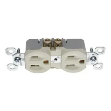 Pass & Seymour Trademaster® TR DUP REC 15A/125V CONT 10PK LA