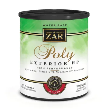 ZAR Exterior HP Water Base Poly (Gloss) 1 qt