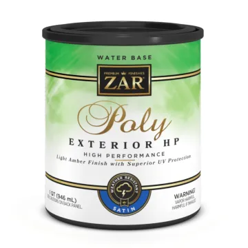 ZAR Exterior HP Water Base Poly (Satin) 1 qt