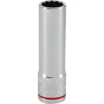 Channellock 1/2 In. Drive 9/16 In. 12-Point Deep Standard Socket