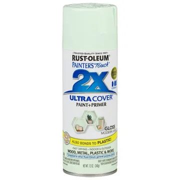 Rust-Oleum Painter's Touch® 2X Ultra Cover® Spray Paint - 2X Ultra Cover Gloss Spray - 12 oz. Spray - Gloss Modern Mint
