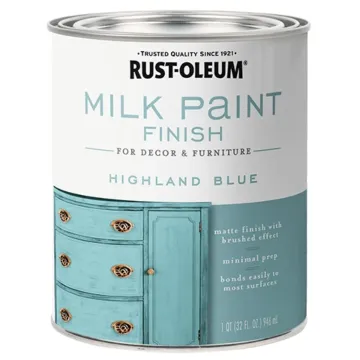 Rust-Oleum Milk Paint Finish (Highland Blue) 1 qt.