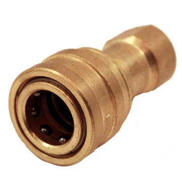 1/4" ISO-B Quick Connect Brass Socket
