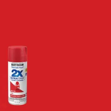 Rust-Oleum Painter's Touch® 2X Ultra Cover® Spray Paint (Satin - Apple Red) 12 oz