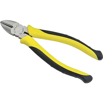 Stanley STANLEY 89-858 Diagonal Cutting Plier, 6 in OAL, 13/16 in Cutting Capacity, Black Handle, Slip-Resistant Handle