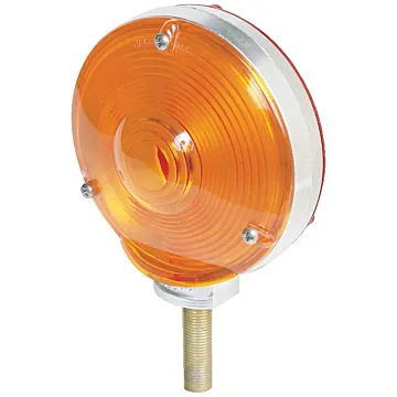 Peterson 12 V Incandescent Red/Amber Round Double-Face Turn Signal Light