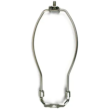 Jandorf 60124 Lamp Harp, 8 in L, Brushed Pewter Fixture