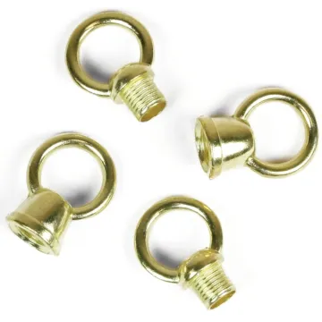 Jandorf 60243 Lamp Loop Assortment, Brass