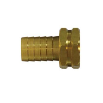 Brass Hose Adapter 3/4" FGH x 1/2" Swivel Barb