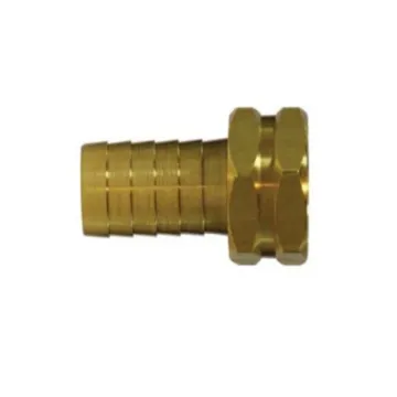 Brass Hose Adapter 3/4" FGH x 1/2" Swivel Barb