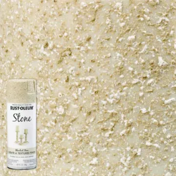 Rustoleum Bleached Stone Textured Spray Paint - 12 oz