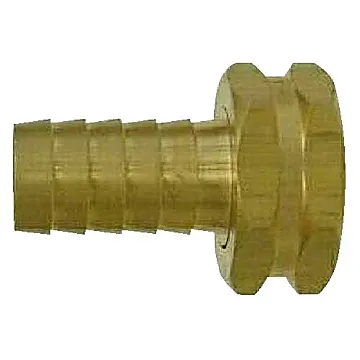3/8 X 3/4 HOSE BARB X FEMALE GARDEN HOSE SWIVEL ADAPTER