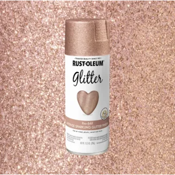 Rustoleum Specialty Glitter Spray Paint (Rose Gold) 10.25 oz