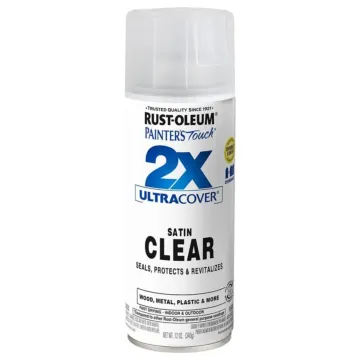 Rust-Oleum Painter's Touch 2X Ultra Cover Spray Paint (Satin - Clear) 12 oz