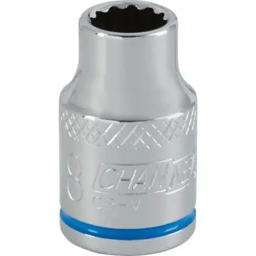 Channellock 3/8 In. Drive 8 mm 12-Point Shallow Metric Socket