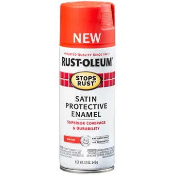 Rust-Oleum Stops Rust® - Protective Enamel Spray Paint - 12 oz - Satin Fire Red