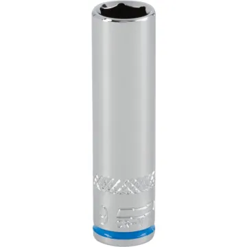 Channellock 1/4 In. Drive 9 mm 6-Point Deep Metric Socket