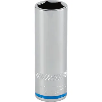 Channellock 1/4 In. Drive 12 mm 6-Point Deep Metric Socket