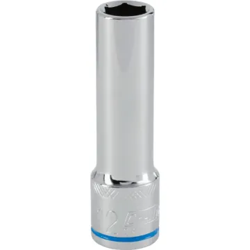 Channellock 1/2 In. Drive 12 mm 6-Point Deep Metric Socket