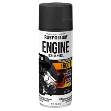 Rust-Oleum Automotive Engine Enamel (Flat - Black) 12 oz