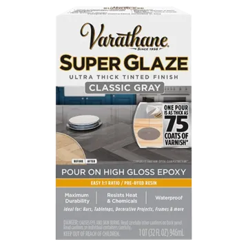 VARATHANE Super Glaze Epoxy Resin (Classic Gray) 1 qt.