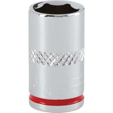 Channellock 1/4 In. Drive 3/8 In. 6-Point Shallow Standard Socket