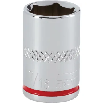 Channellock 1/4 In. Drive 7/16 In. 6-Point Shallow Standard Socket