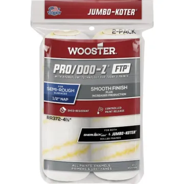 WOOSTER Jumbo-Koter Pro/Doo-Z FTP Woven Roller Cover (2pk) 4-1/2 in. x 1/2 in. Nap