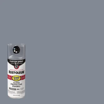 Rust-Oleum Stops Rust 5-in-1 Protective Enamel Spray Paint (Gloss - Smoke Gray) 12 oz