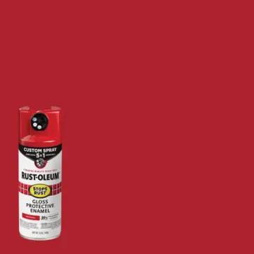 Rust-Oleum Stops Rust 5-in-1 Protective Enamel Spray Paint (Gloss - Sunrise Red) 12 oz