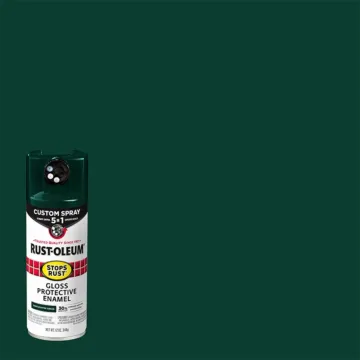 Rustoleum Stops Rust 5-in-1 Protective Enamel Spray Paint (Gloss - Dark Hunter Green) 12 oz