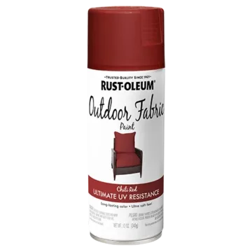 Rust-Oleum Outdoor Fabric Spray Paint (Matte - Chili Red) 12 oz