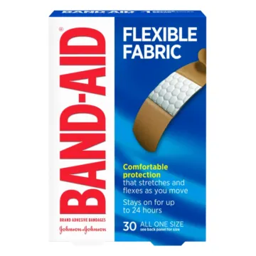 Flexible Fabric One-Size Band-Aid (30pk)