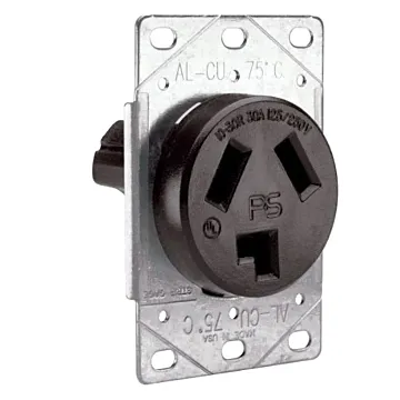Pass & Seymour FLUSH OUTLET 30A 125/250V 3P 3W
