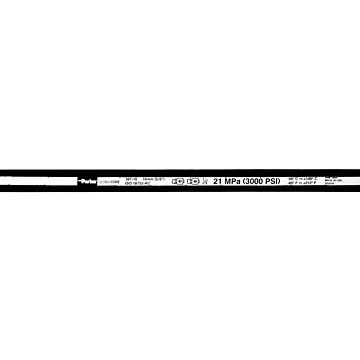 Parker 5/8 in ID x 0.94 in OD 3000 psi Synthetic Rubber Hydraulic Hose