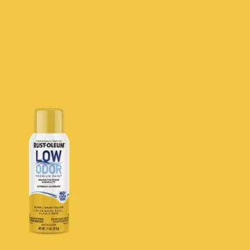 Rust-Oleum Low Odor Water-Based Spray Paint (Gloss - Daisy Yellow) 11 oz