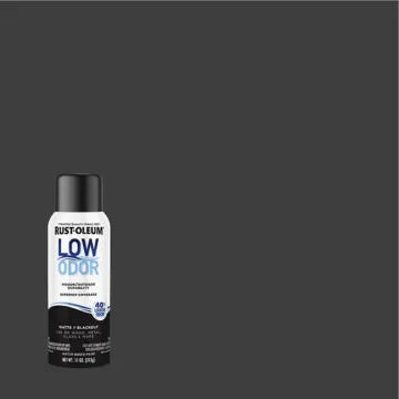 Rustoleum Low Odor Premium Spray Paint (Matte - Blackout) 11 oz