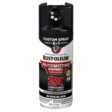 Rustoleum Auto Enamel Gloss Black 5in1